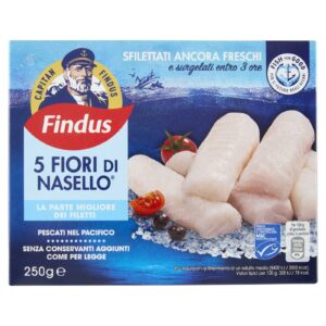 Findus 5 Fiori di Nasello del Pacifico Surgelati 250g