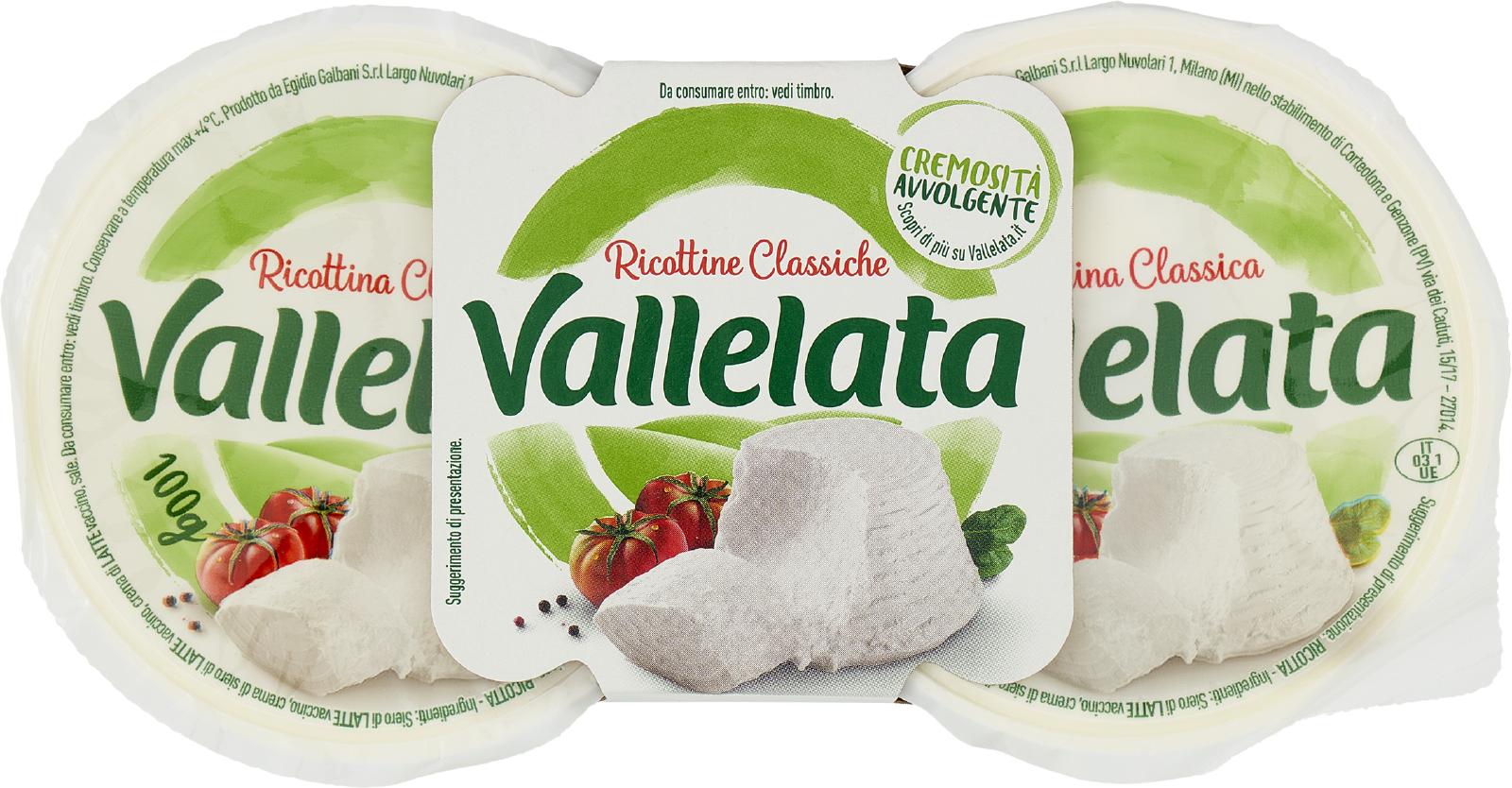 Galbani Vallelata Ricottine Classiche 2x100g