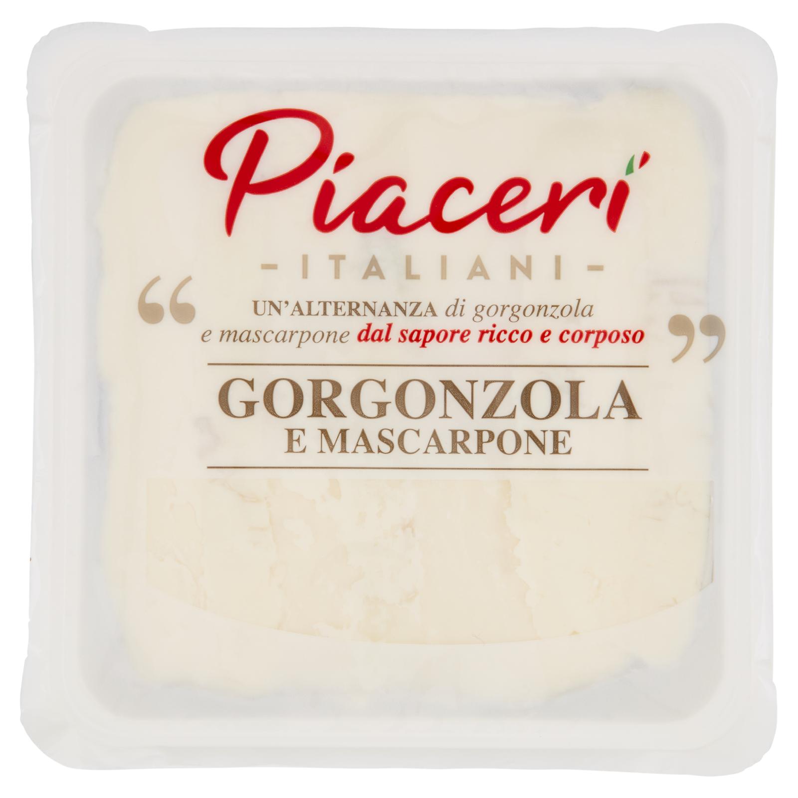 Piaceri Italiani Gorgonzola e Mascarpone Formaggio Cremoso 200g