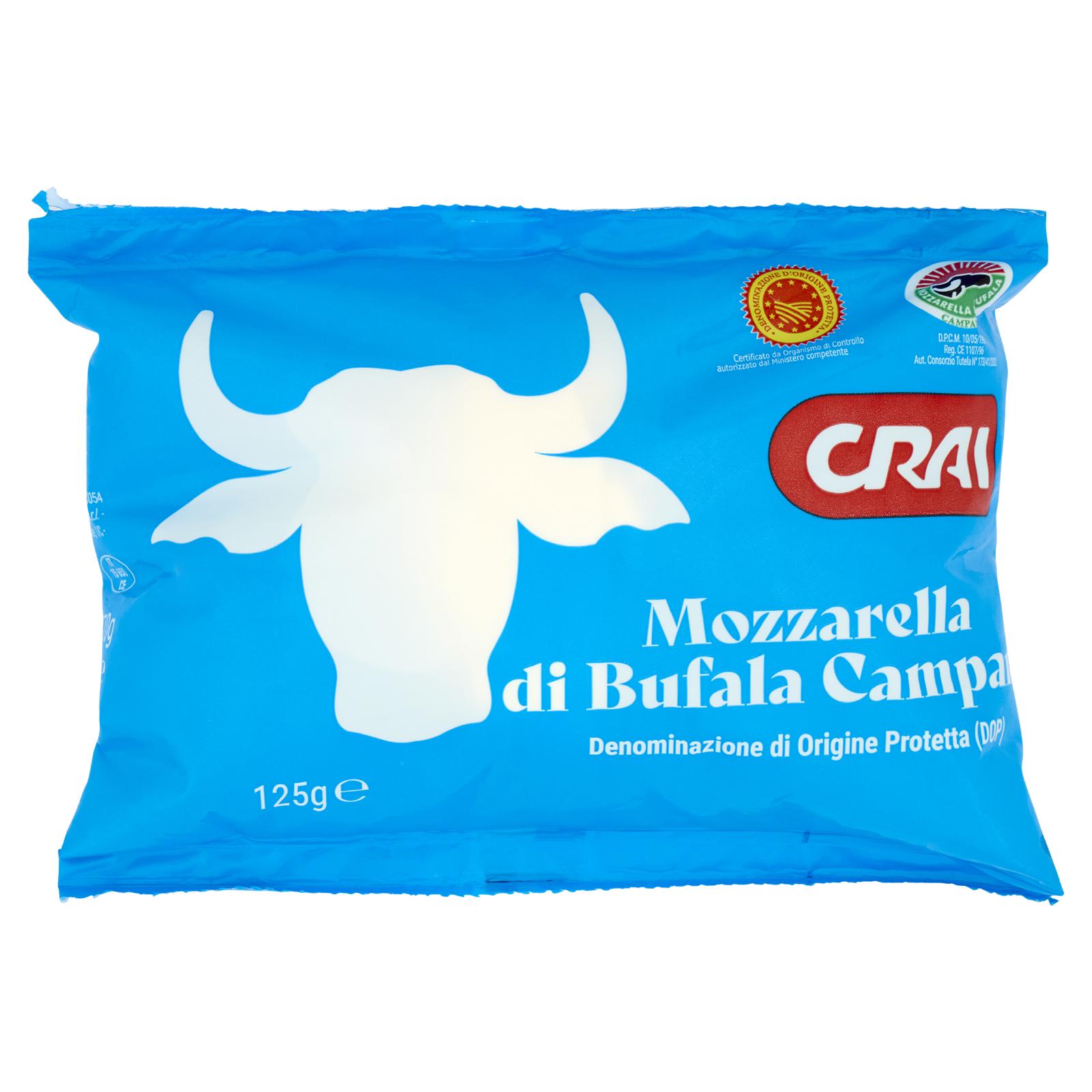 Crai Piaceri Italiani Mozzarella di Bufala Campana DOP 125g
