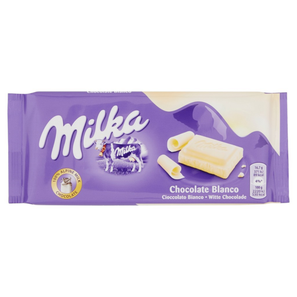 CIOCCOLATO BIANCO MILKA GR. 100