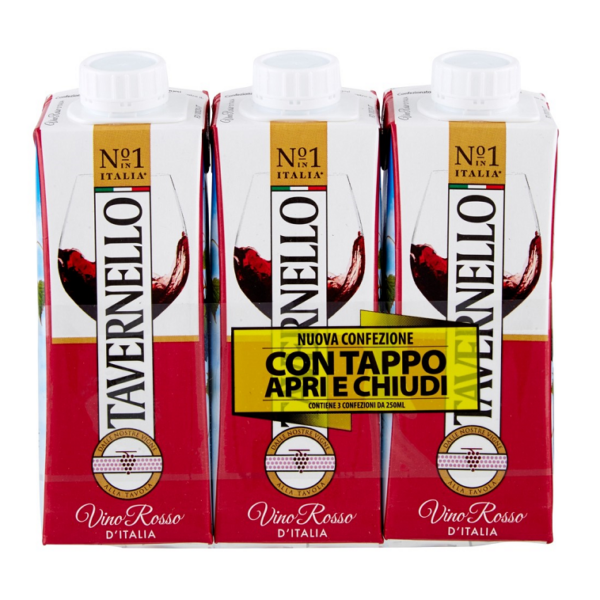 TAVERNELLO ROSSO BRIK ML. 250 X 3