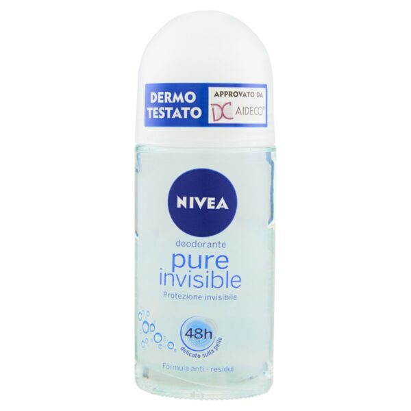 DEODORANTE PURE INVISIBLE ROLL-ON NIVEA ML. 50