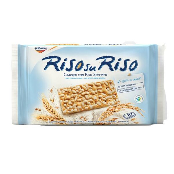 CRACKERS DI RISO SOFFIATO GALBUSERA GR. 380