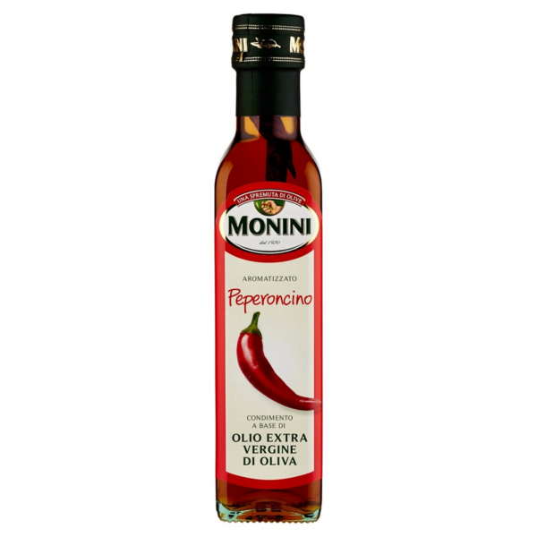 CONDIMENTO OLIO EXTRAVERGINE AL PEPERONCINO MONINI CL. 25