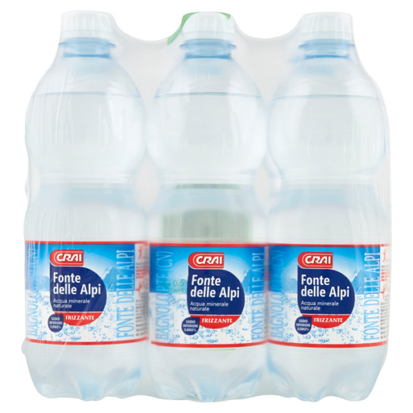 ACQUA FRIZZANTE CRAI LT. 0,5 X 6 BOTTIGLIE