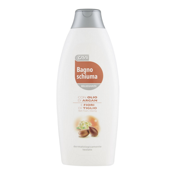 BAGNOSCHIUMA RILASSANTE CON OLI ESSENZIALI CRAI ML. 750
