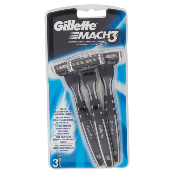 RASOIO GILLETTE MACH 3 USA E GETTA X 3