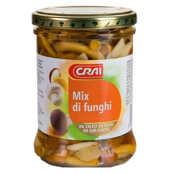 TRIS DI FUNGHI SOTTOLIO CRAI GR. 280