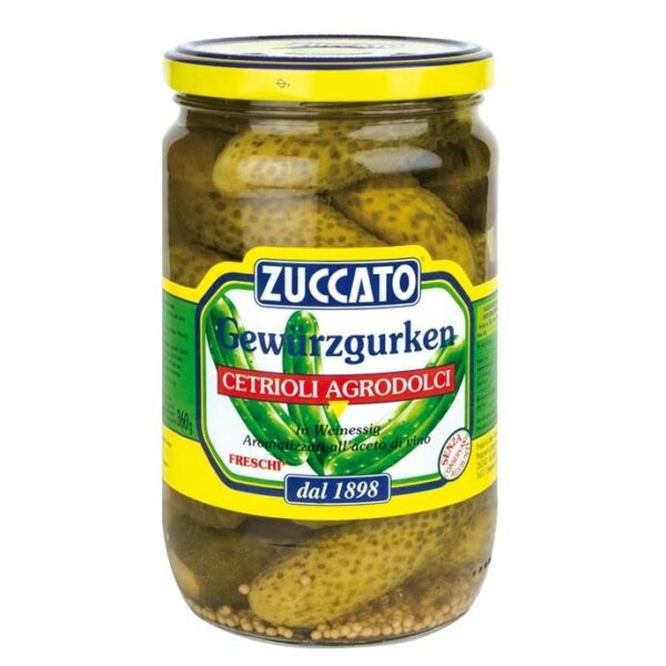 CETRIOLI IN AGRODOLCE ZUCCATO GR. 540