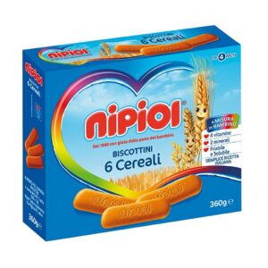 BISCOTTINI NIPIOL AI 6 CEREALI GR. 360