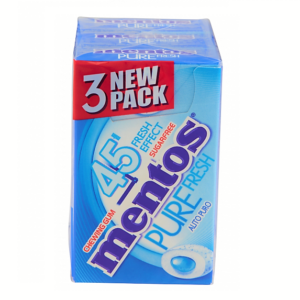 MENTOS PURE FRESH EFFECT X 3 PACCHETTI