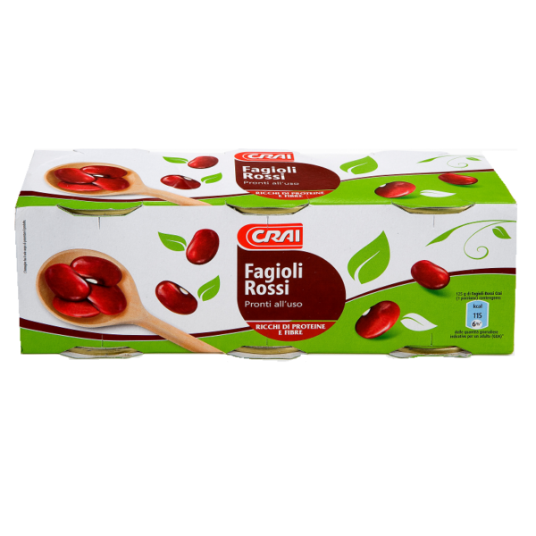 FAGIOLI ROSSI LATTINA CRAI GR. 200X3