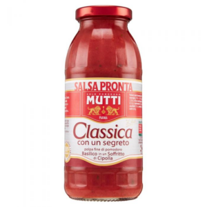 SALSA PRONTA CLASSICA BASILICO E CIPOLLA MUTTI GR. 300