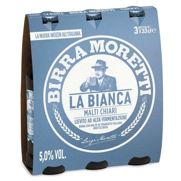 MORETTI BIANCA BOTTIGLIA CL. 33 X 3
