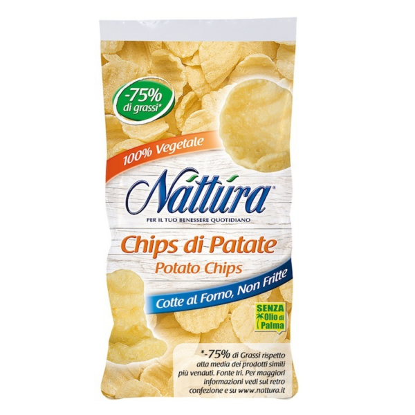 CHIPS DI PATATE AL FORNO VEGETALI NATTURA GR. 90