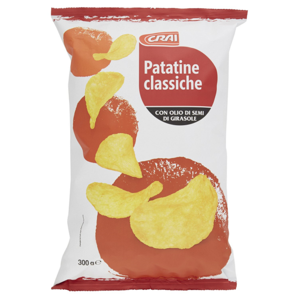 PATATINE CLASSICHE CRAI  SACCHETTO GR. 300