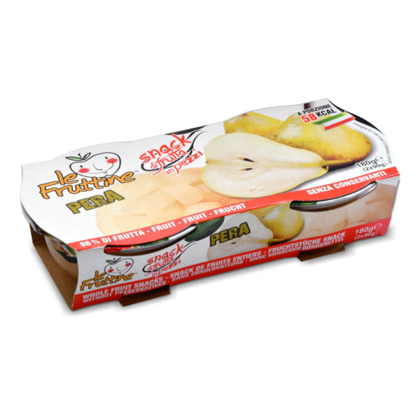POLPA DI FRUTTA DI PERA FRUTTINE GR. 90 X 2