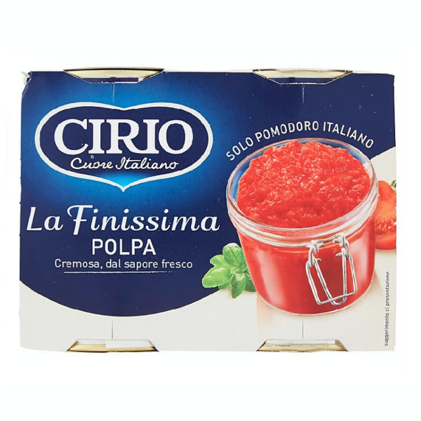 POLPA DI POMODORO FINISSIMA CIRIO GR. 400 X 2