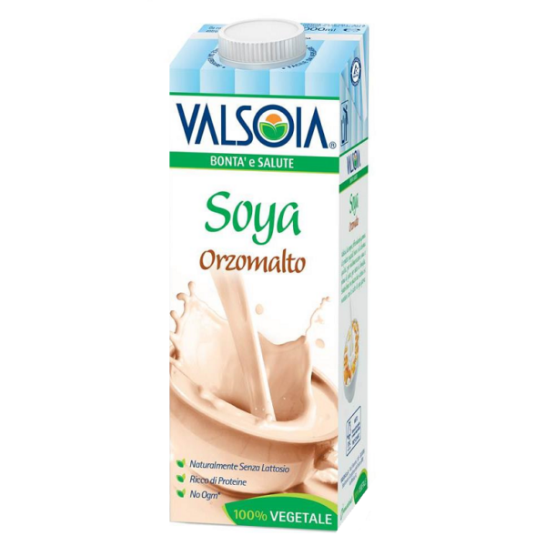 BEVANDA VEGETALE DI SOIA ORZOMALTO SOYADRINK VALSOIA LT. 1