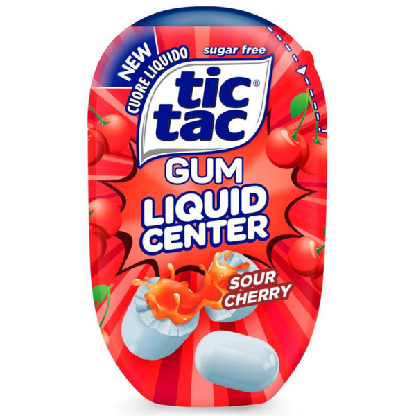 TIC TAC GUM CHERRY SENZA ZUCCHERO