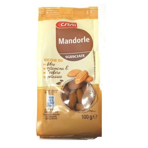 MANDORLE SGUSCIATE CRAI  GR. 100