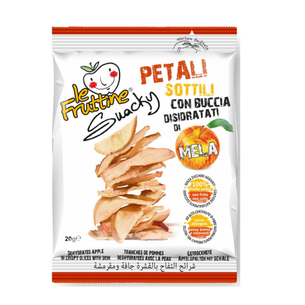PETALI DI MELA DISIDRATATI LE FRUTTINE GR. 20