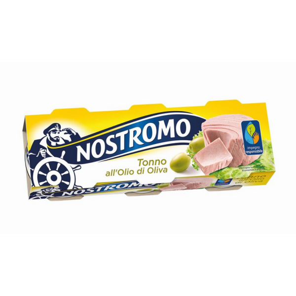 TONNO ALL´OLIO D´OLIVA NOSTROMO GR. 60 X 3