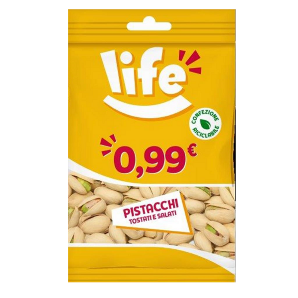 PISTACCHI TOSTATI SALATI LIFE GR. 35