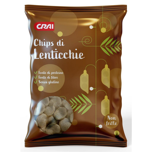 CHIPS DI LENTICCHIE CRAI GR. 40