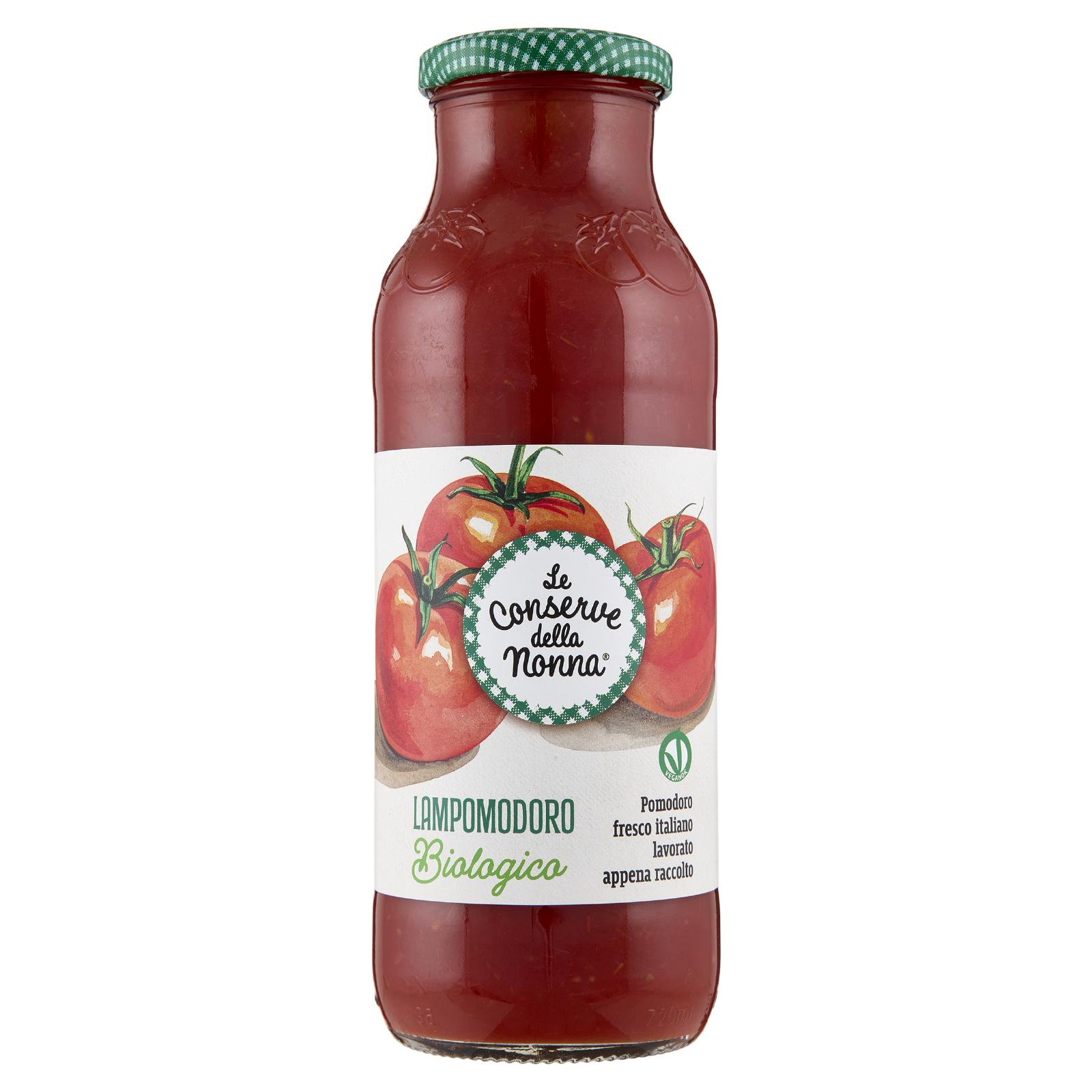 PASSATA LAMPOMODORO CONSERVE DELLA NONNA GR.700