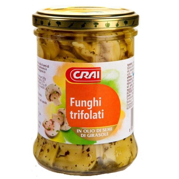 FUNGHI TRIFOLATI SOTTOLIO CRAI GR. 280
