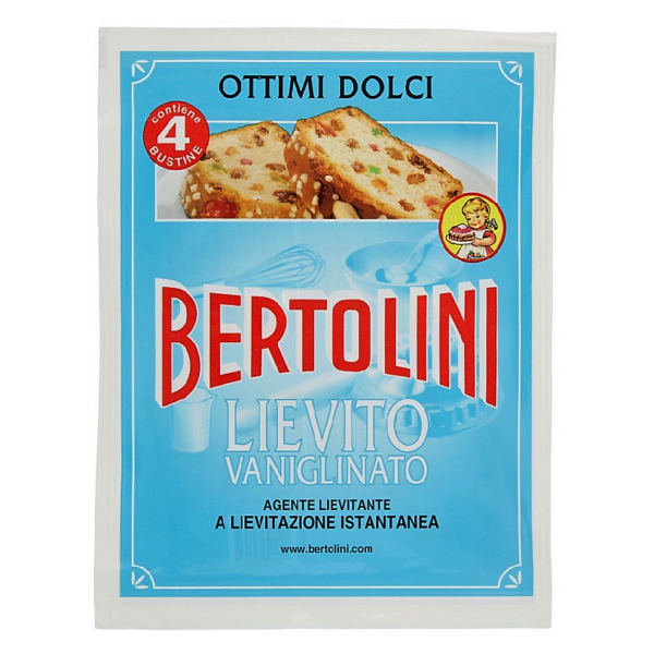 LIEVITO VANIGLIATO BERTOLINI GR. 16 X 4 BUSTE