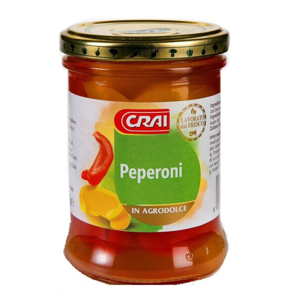 PEPERONI IN AGRODOLCE CRAI GR. 160