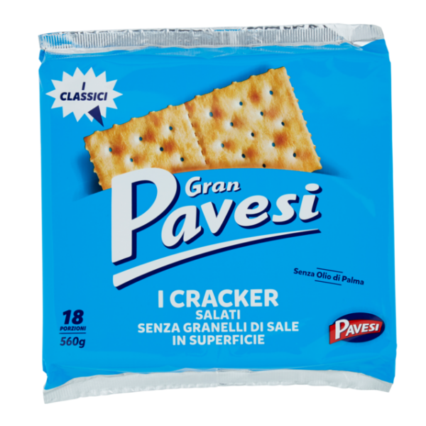CRACKERS NON SALATI GRANPAVESI GR. 560