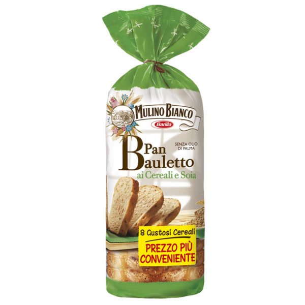 PAN BAULETTO AI 5 CEREALI E SOIA MULINO BIANCO GR. 400