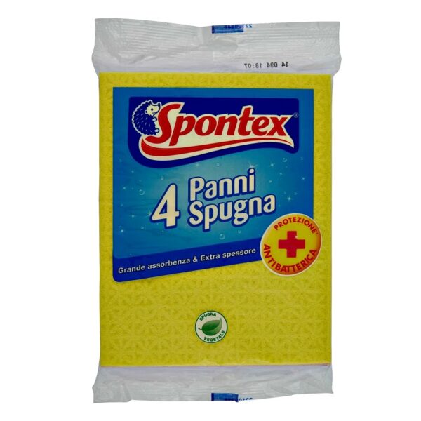 PANNO SPUGNA SPONTEX X 4 PEZZI