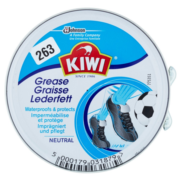 GRASSO NATURALE NEUTRO PER CUOIO KIWI ML. 50