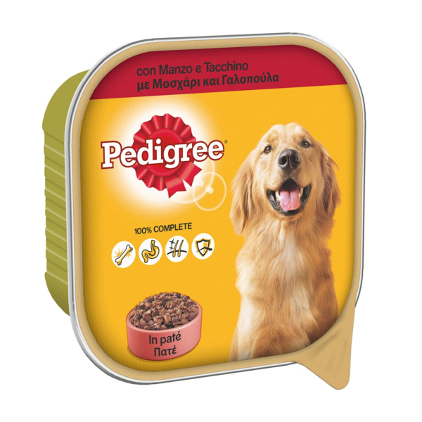 PATÈ MANZO E TACCHINO PEDIGREE GR. 300