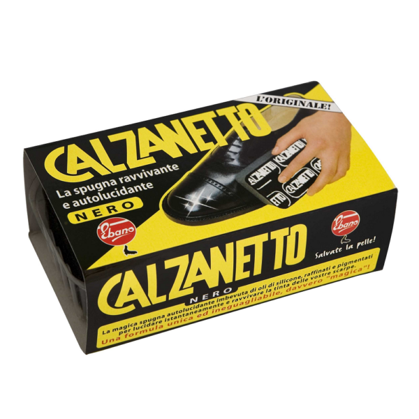 CALZANETTO SPUGNA AUTOLUCIDANTE NERO