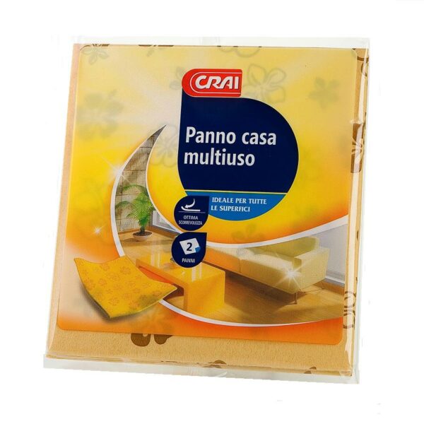PANNO MULTIUSO CASA CRAI X 2 PEZZI