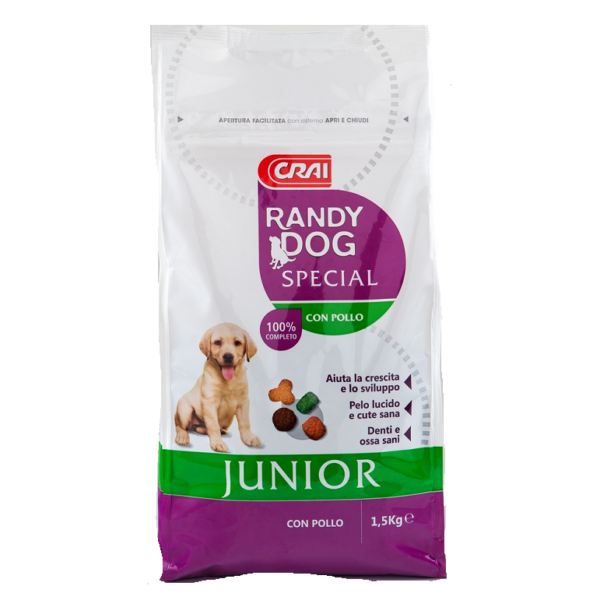 CROCCANTINI POLLO SPECIAL RANDY DOG JUNIOR KG. 1,5