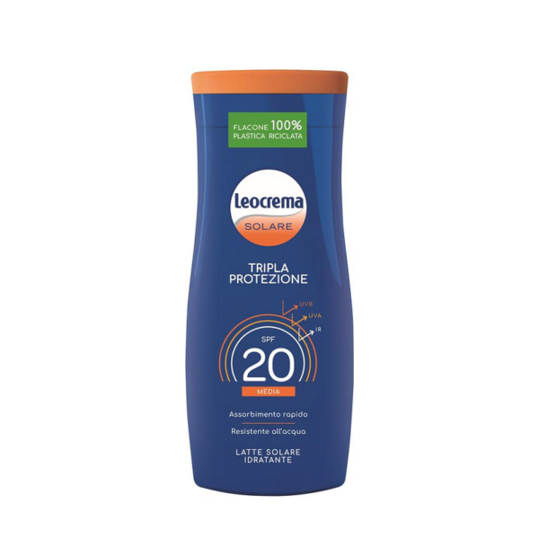 LATTE SOLARE PROTEZIONE 20 LEOCREMA ML. 200