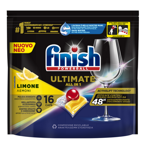 FINISH LEMON POWEBALL ULTIMATE X 16 TABS