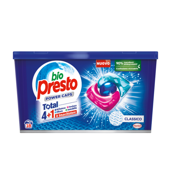 BIO PRESTO CLASSICO CAPS 18 LAVAGGI