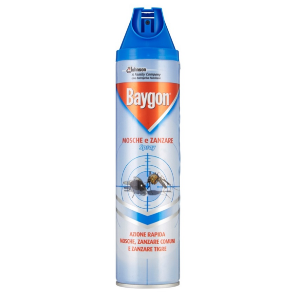 BAYGON BLU MOSCHE E ZANZARE SPRAY ML. 400