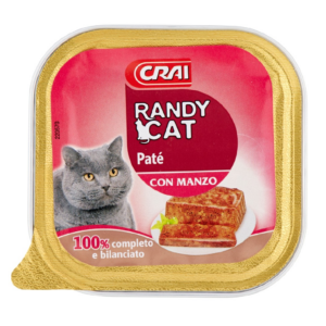RANDY CAT PATÈ CON MANZO VASCHETTA GR. 100