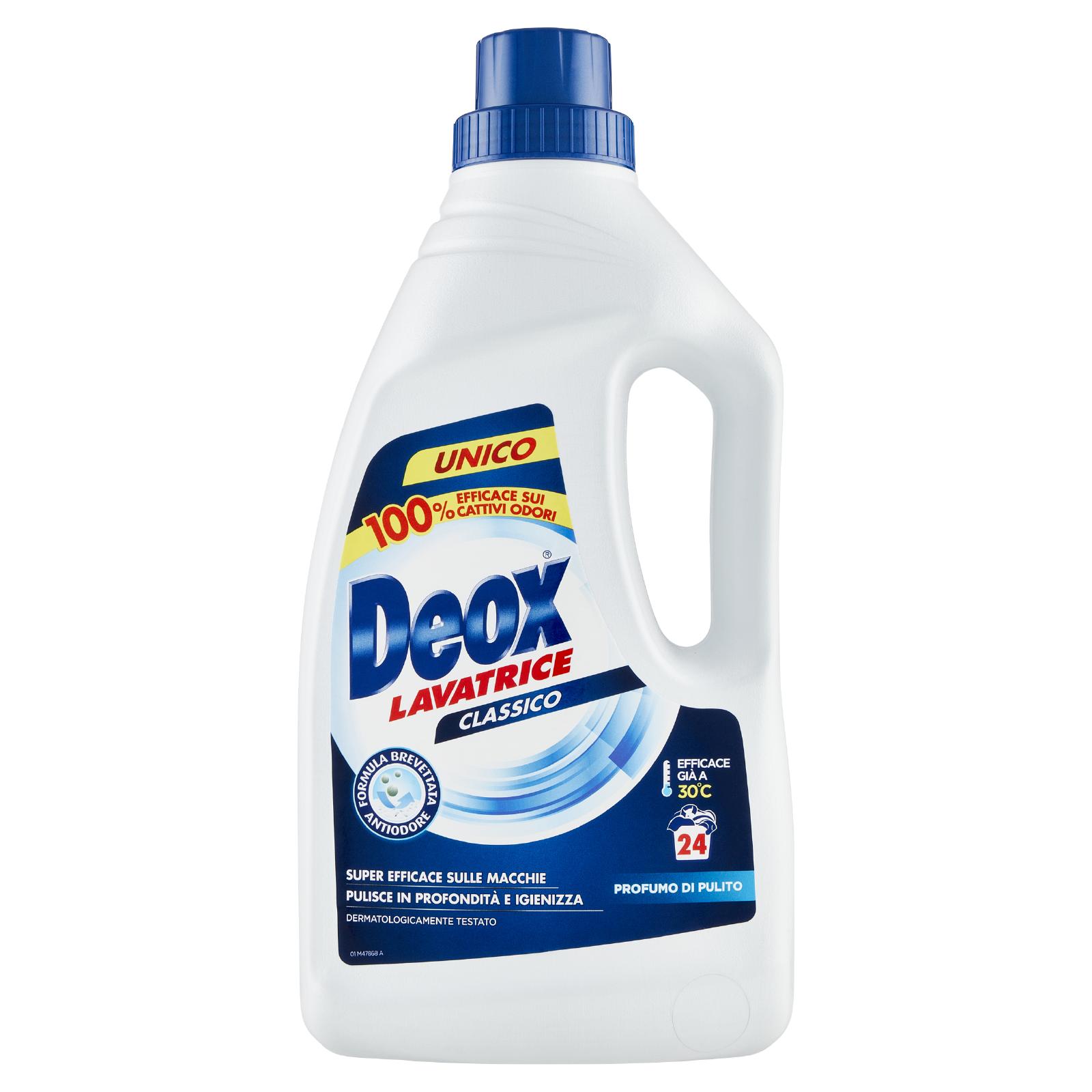 DETERSIVO LAVATRICE CLASSICO 24 LAV. DEOX LT 1,20