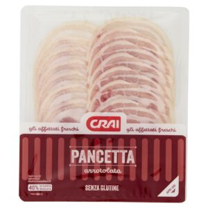 Crai Gli Affettati Freschi Pancetta Arrotolata Affettata 100g