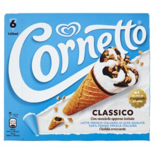 GEL ALGIDA CORNETT CLASSIC 6P